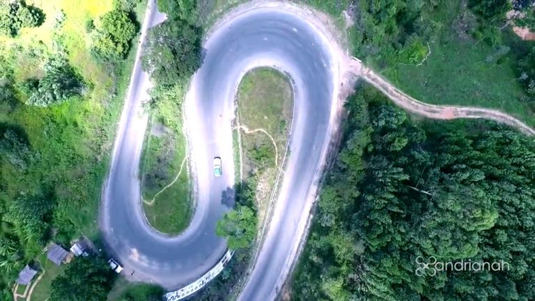VIDEO. Une superbe vidéo de la route de Toamasina vue de haut