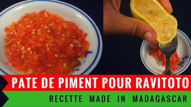 VIDEO. Voici la meilleure recette pour la purée de piment malgache