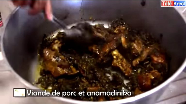 VIDEO. Voici la recette de la viande de porc avec du « anamadinika »
