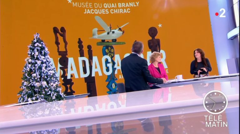 VIDEO. France 2 parle de l’expo Madagascar au musée du quai Branly