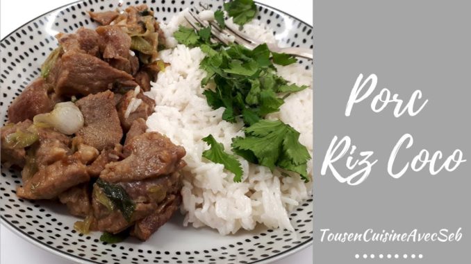 VIDEO. La recette du porc de riz au coco malgache vue par un cuisinier français
