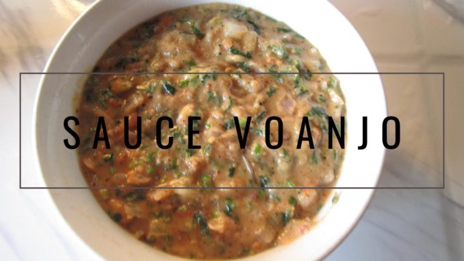 VIDEO. Voici la recette de la sauce voanjo (sauce cacahuète)