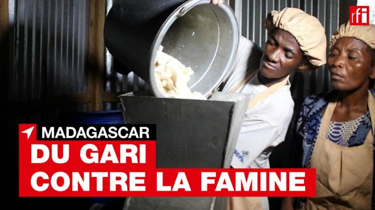 VIDEO. Quand le manioc est transformé en gari pour lutter contre la famine